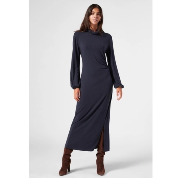 JOIE Lorita Maxi Dress In Caviar Black Caviar XS - Picture 10 of 10